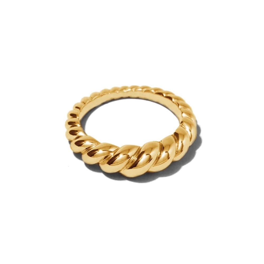Twisted Gold Ring - Ring